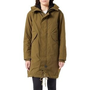 G-Star‎ Raw NEW Women's Hooded Fishtail Parka Dark Olive Size XL
